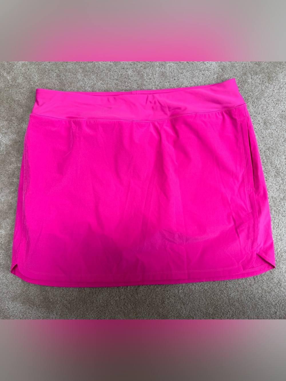 Lands' End Sz 14/16 Bright Pink Swim Skirt